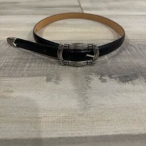 Black Leather Belt